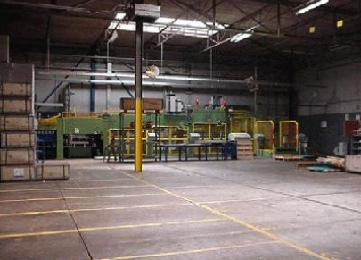 Schmalbach Lubeca (SLW) coil cutting line with 4 endstackers