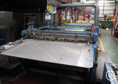 SiasPrint silkscreen printing machine with end drying UV-oven