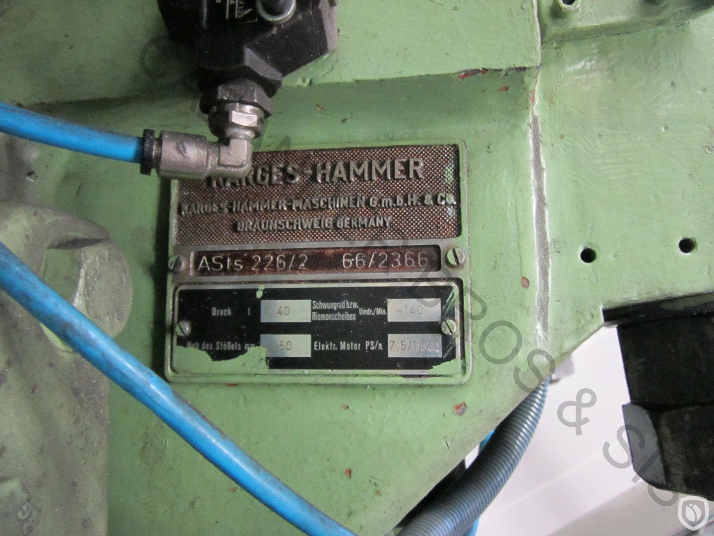 machine plate Karges Hammer