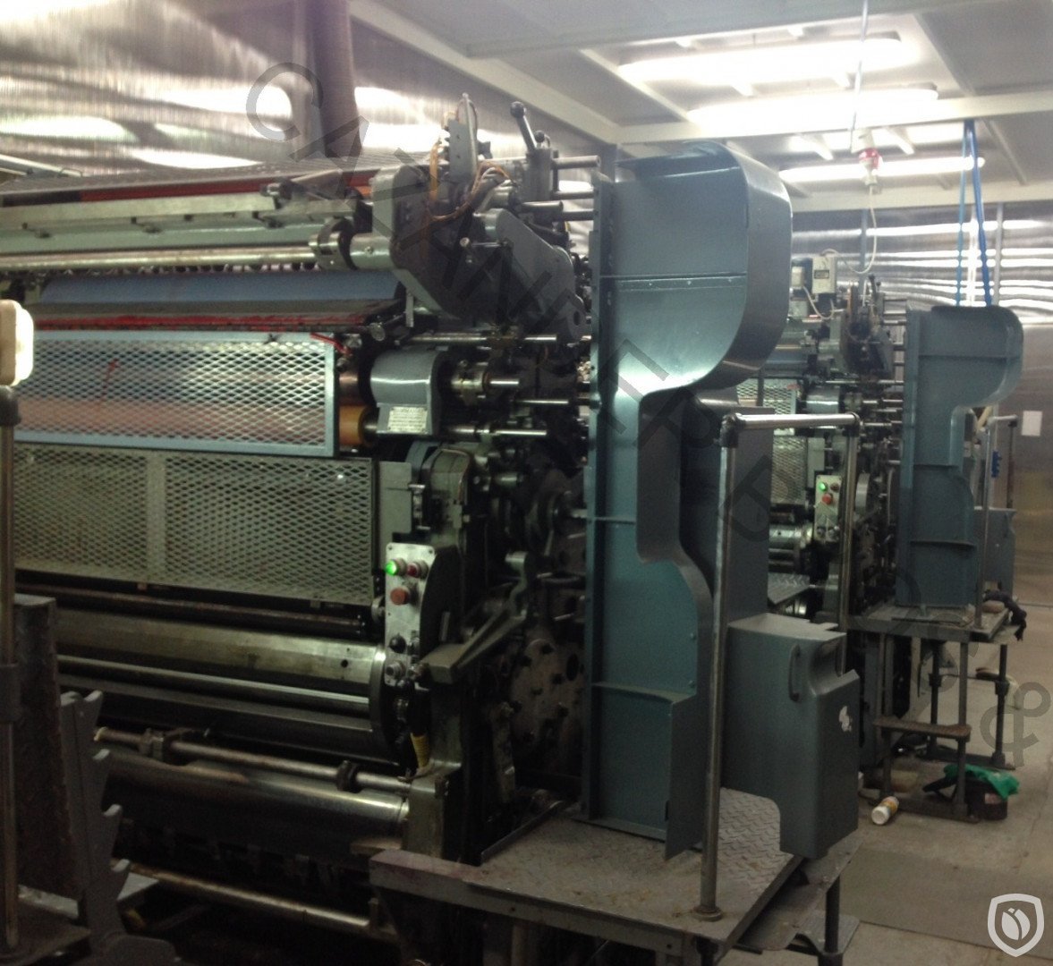 Crabtree Marquess 4036 two colour printing line with UV-oven