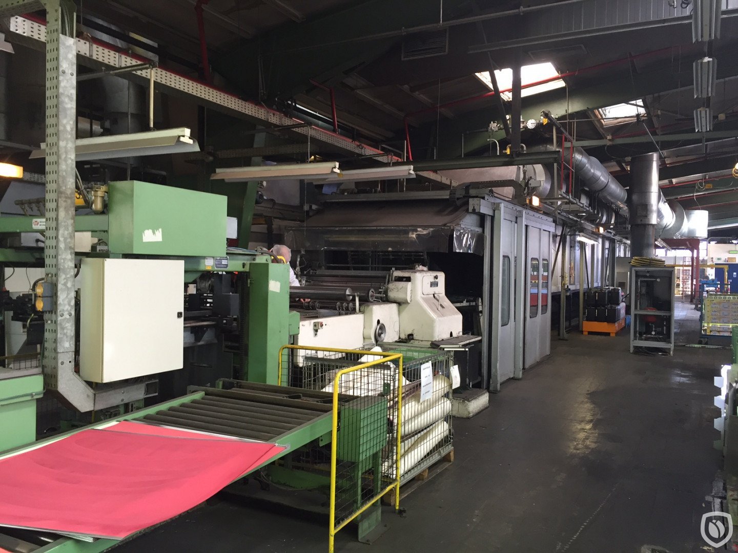 Mailander 430 coating line with LTG drying oven