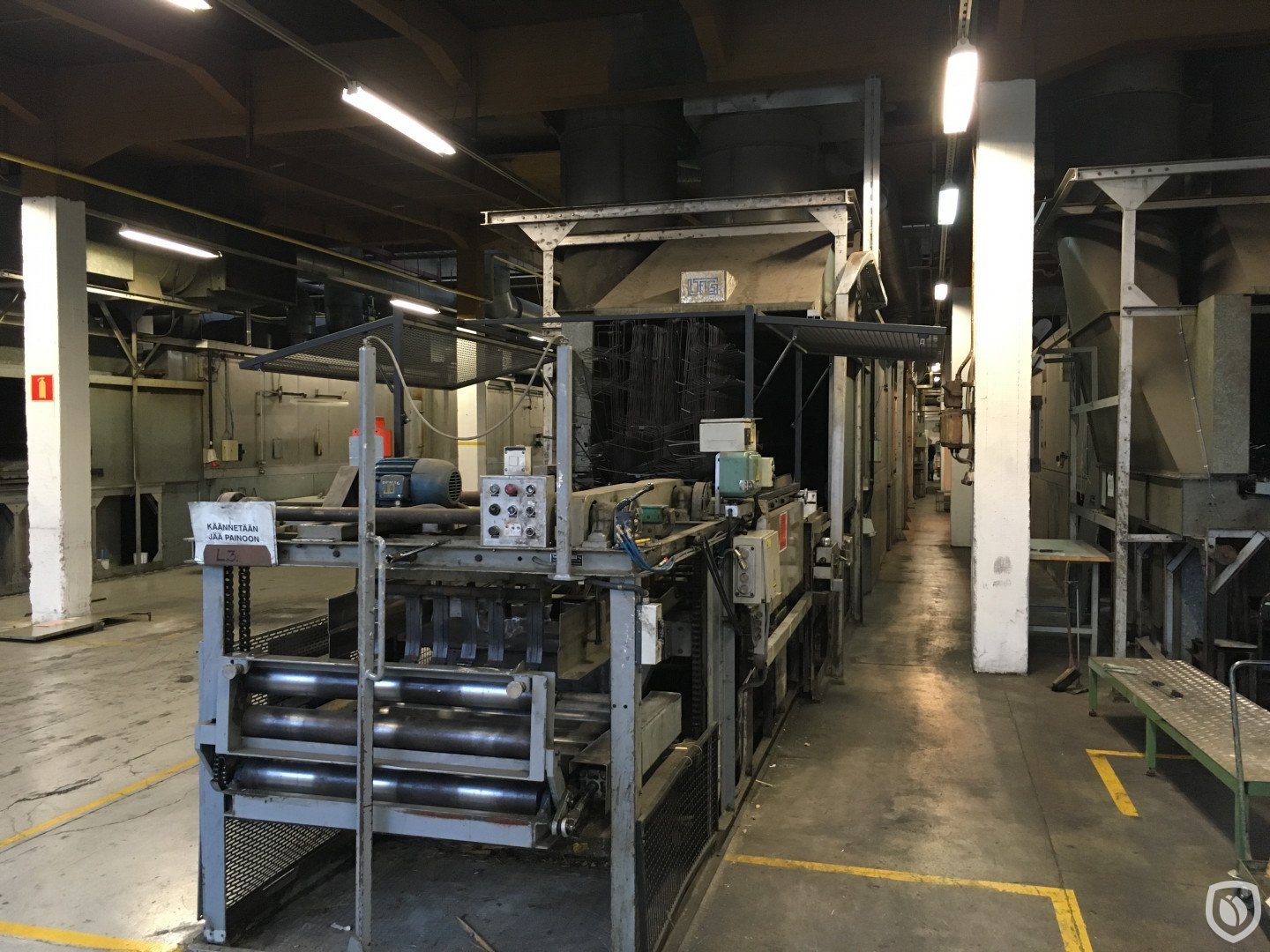 Mailander 460 coating line with LTG tunnel-oven of 28.5 meter