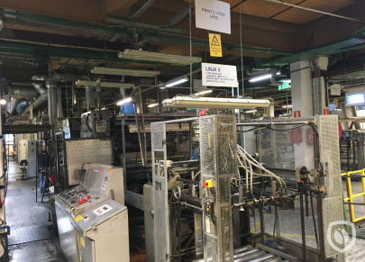 Mailander 162 printing line with LTG tunnel-oven