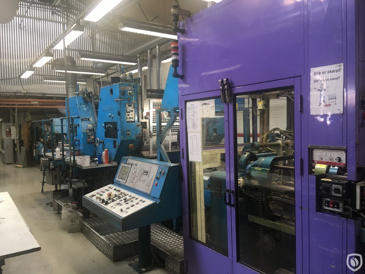 Mailander 162 printing line with LTG tunnel-oven