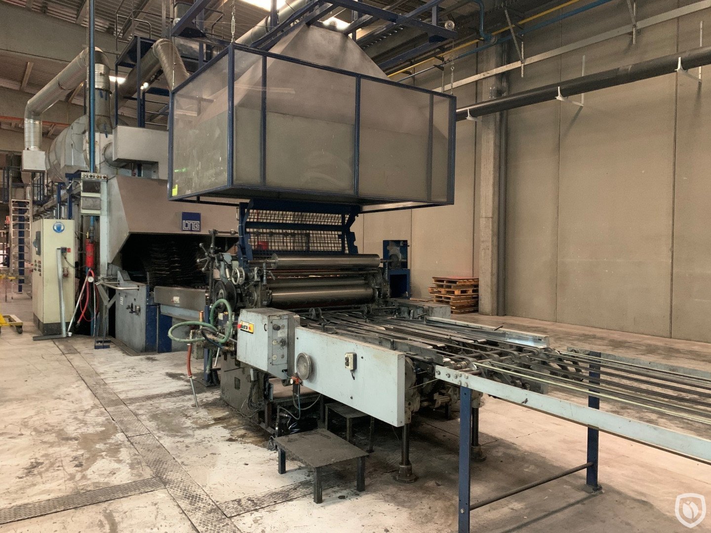 Mailander 122A tandem printing line with in-line coating and LTG tunnel-oven