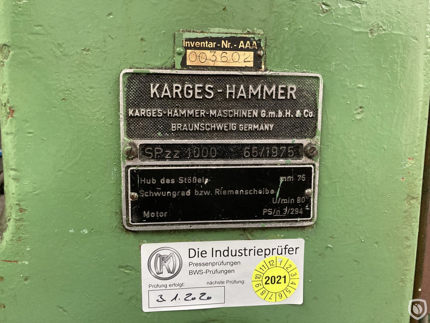 Karges Hammer SPzz 1000