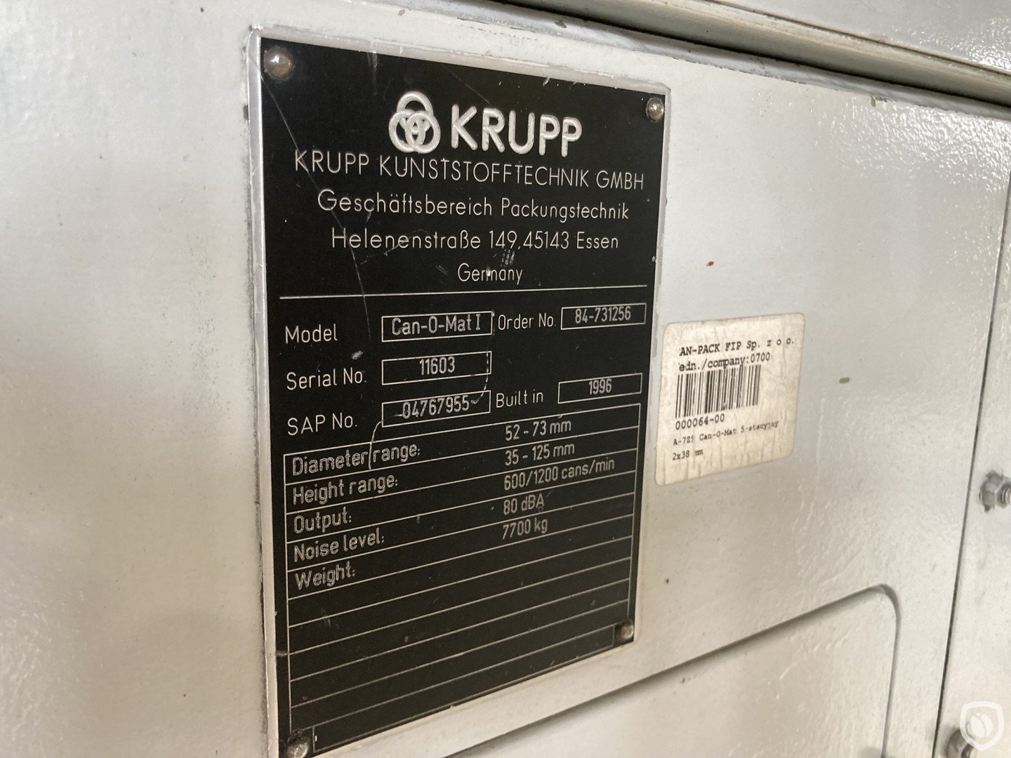 Krupp Can-O-Mat I