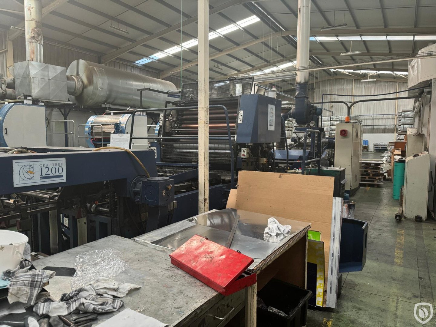 Crabtree 1200 single UV printing line