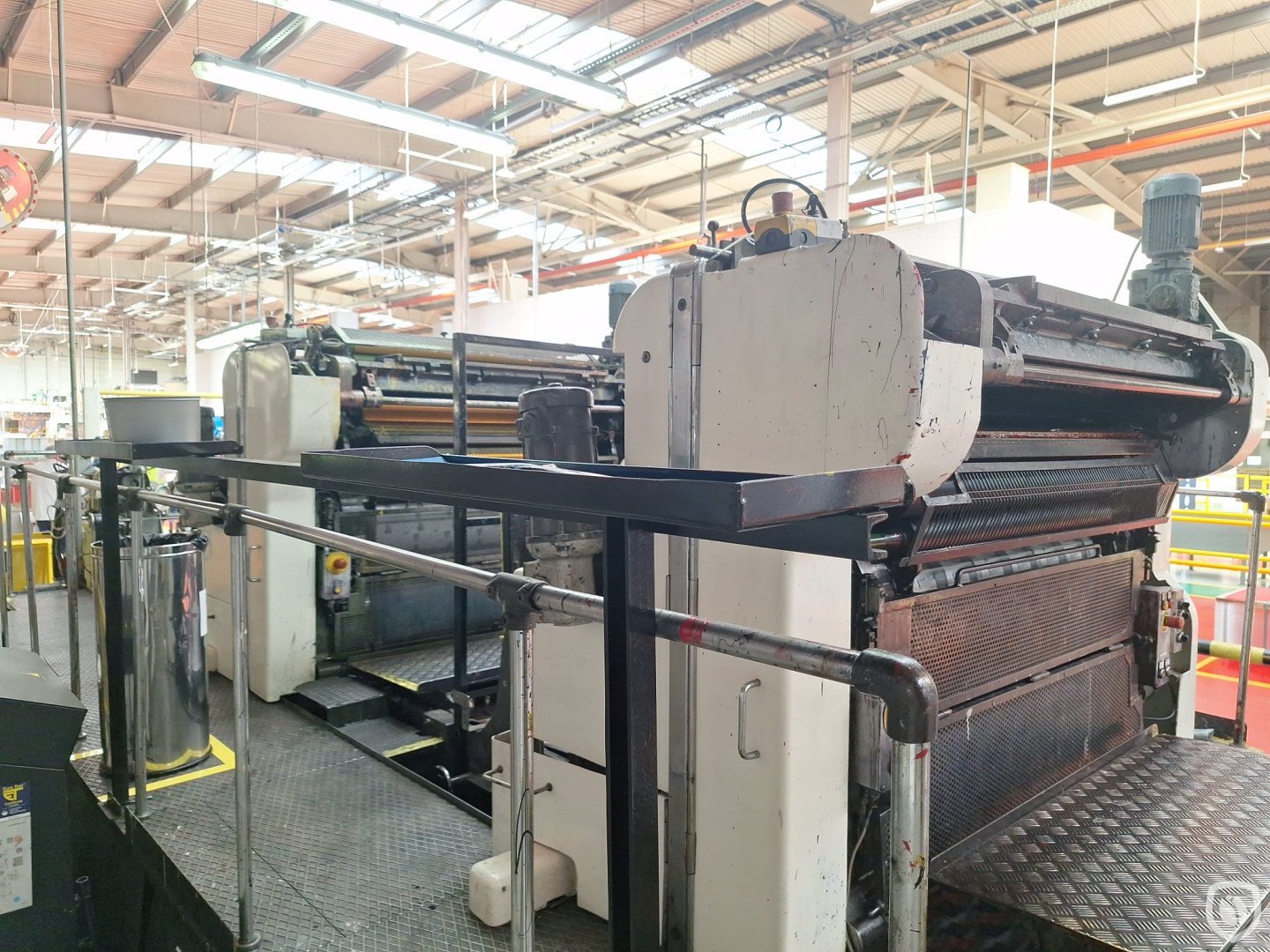 Crabtree Marquess 4036 tandem printing line with LTG tunnel-oven
