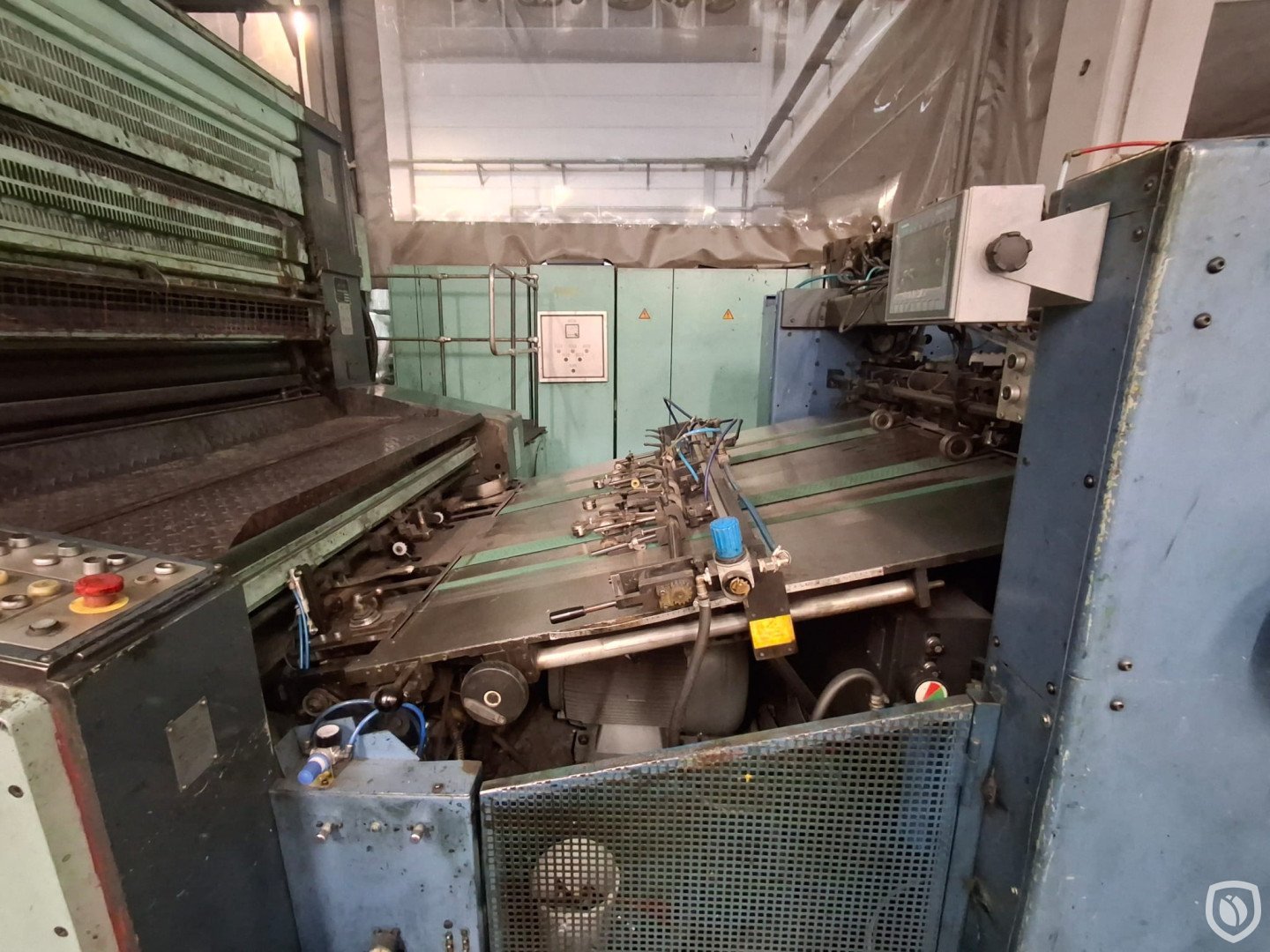 Bauer+Kunzi 6-colour printing line with 27 meter tunnel-oven